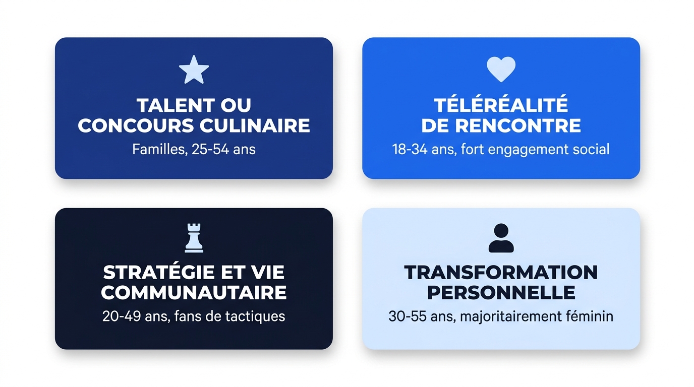Plateau de tournage d'une émission de téléréalité québécoise avec équipe de production