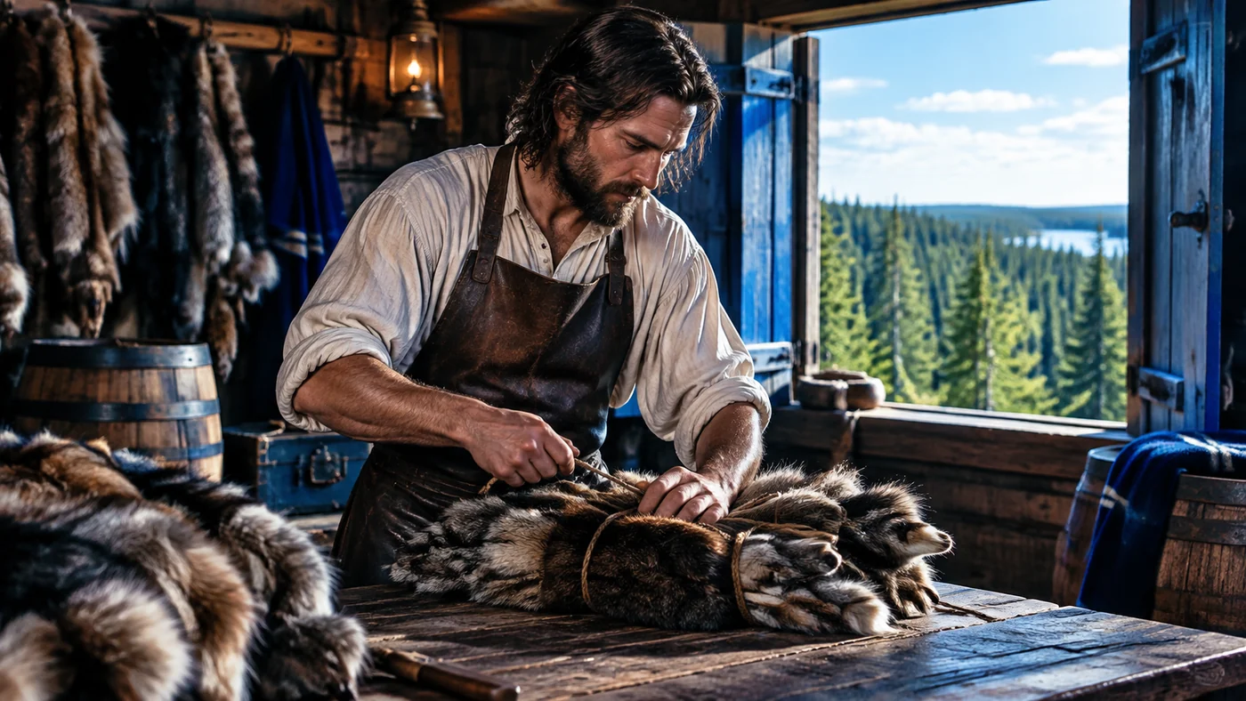 Vue historique du site où Champlain a fondé l'Habitation de Québec en 1608