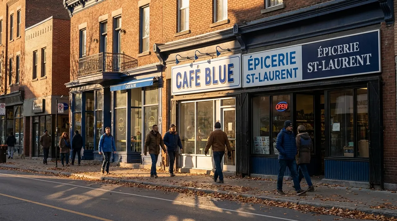 Ruelle montréalaise en hiver avec escaliers extérieurs en fer forgé et cordes à linge
